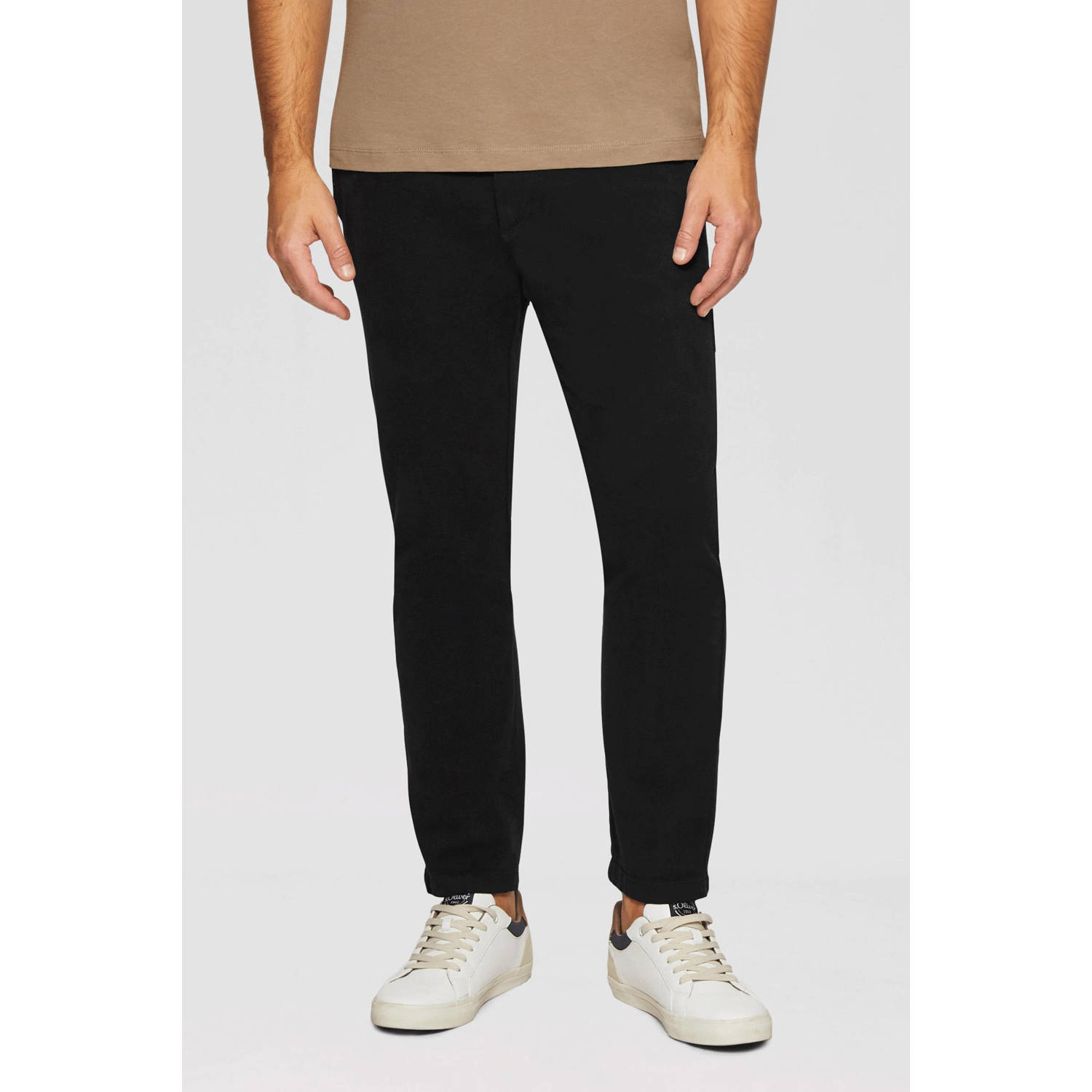 S.Oliver regular chino zwart