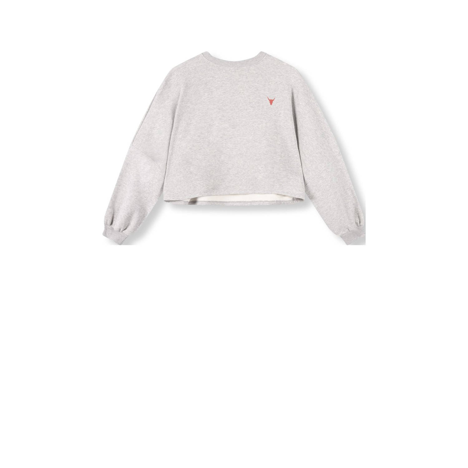 Alix The Label Gebreide Batwing Sweater Gray Dames