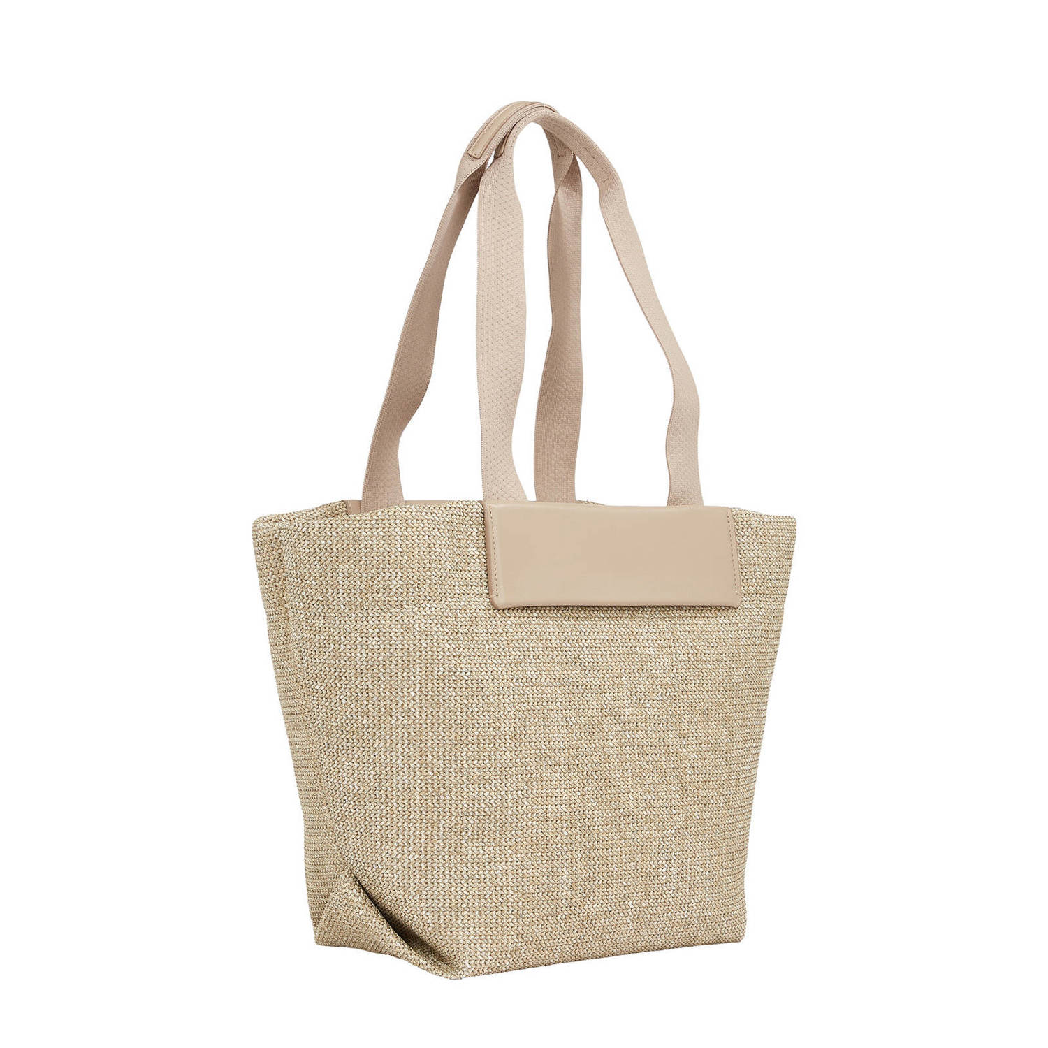 Calvin Klein raffia shopper naturel