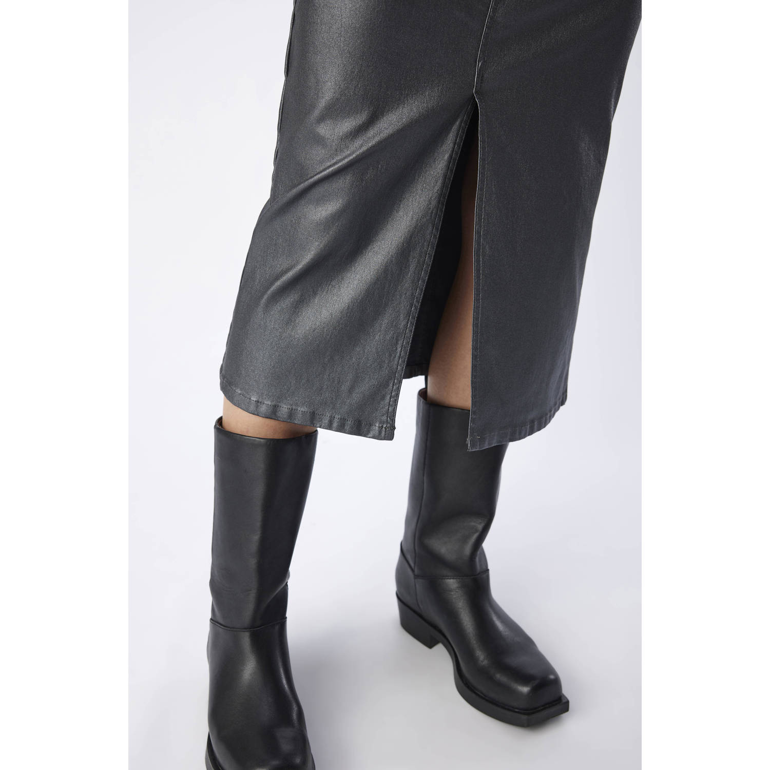 OBJECT midi rok grijs