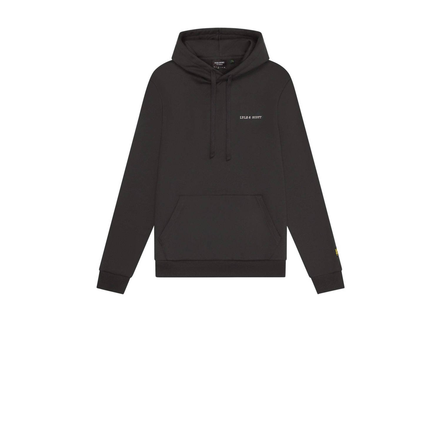 Lyle & Scott Geborduurde Katoenen Hoodie Gray Heren