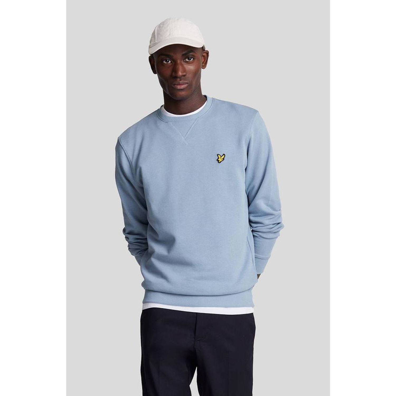 LYLE & SCOTT Heren Truien & Vesten Crew Neck Lichtblauw