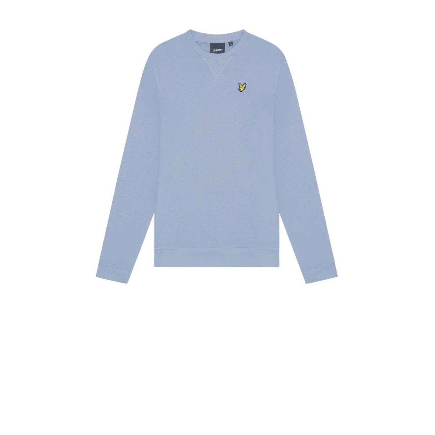 Lyle & Scott sweater met logo lichtblauw
