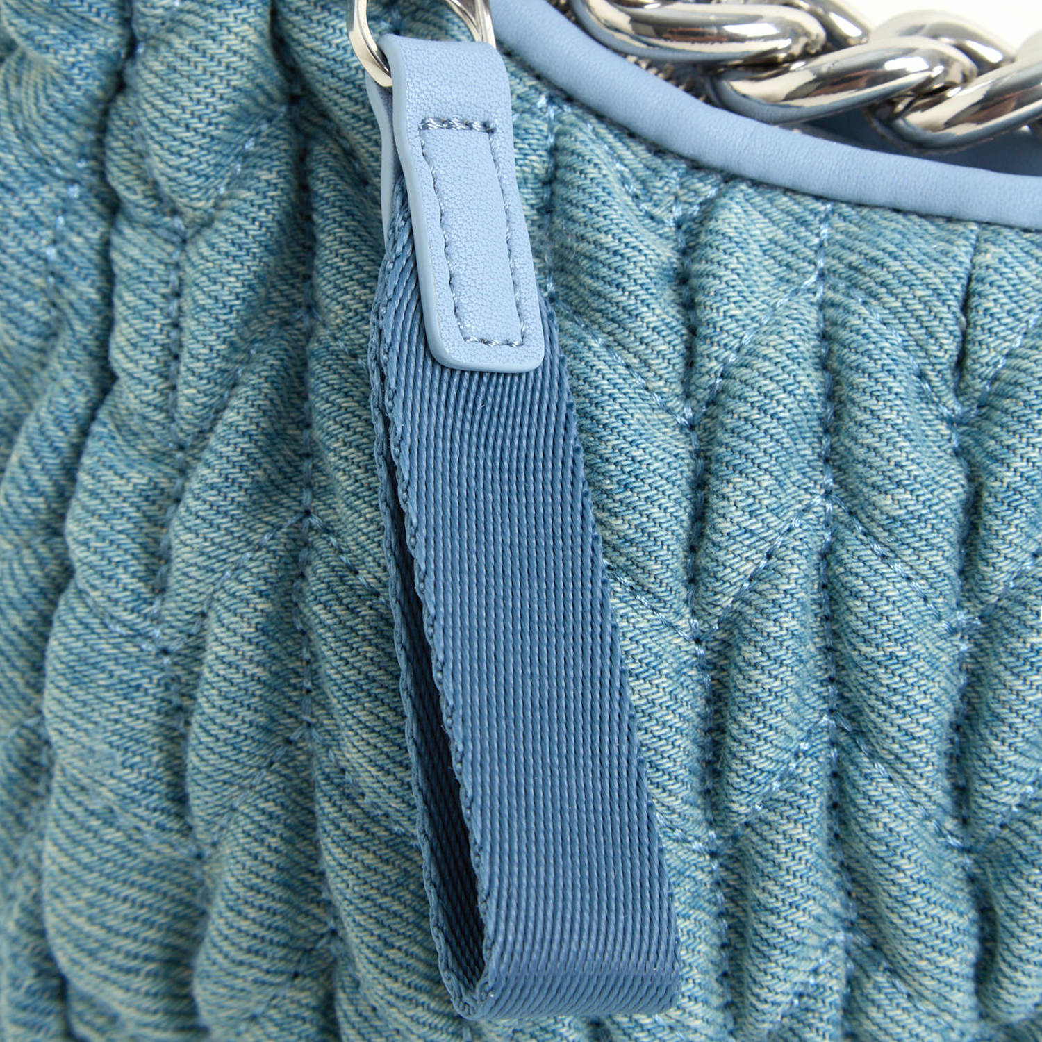 Tommy Jeans denim schoudertas TJW Iconic blauw