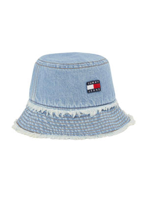 denim bucket hat TJW Heritage blauw