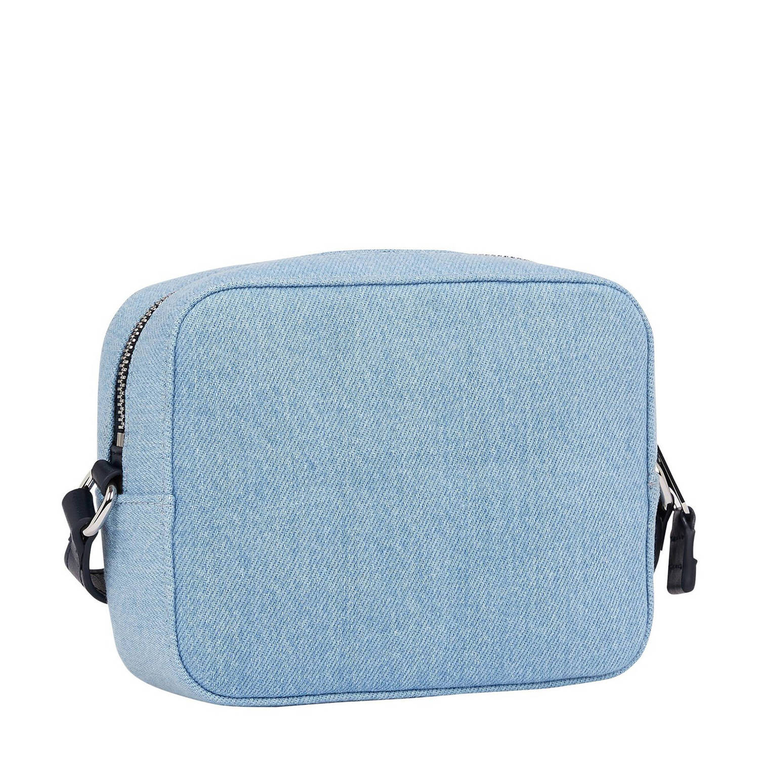 Tommy Jeans denim crossbody tas blauw