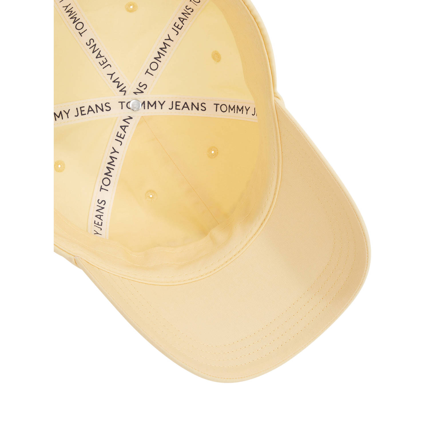 Tommy Jeans pet TJW Linear lichtgeel
