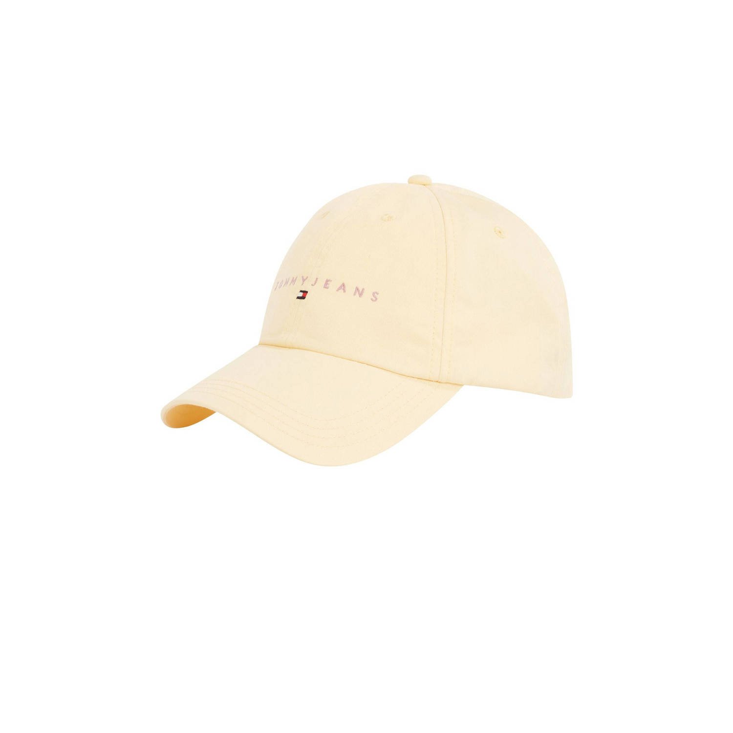 Tommy Jeans pet TJW Linear lichtgeel