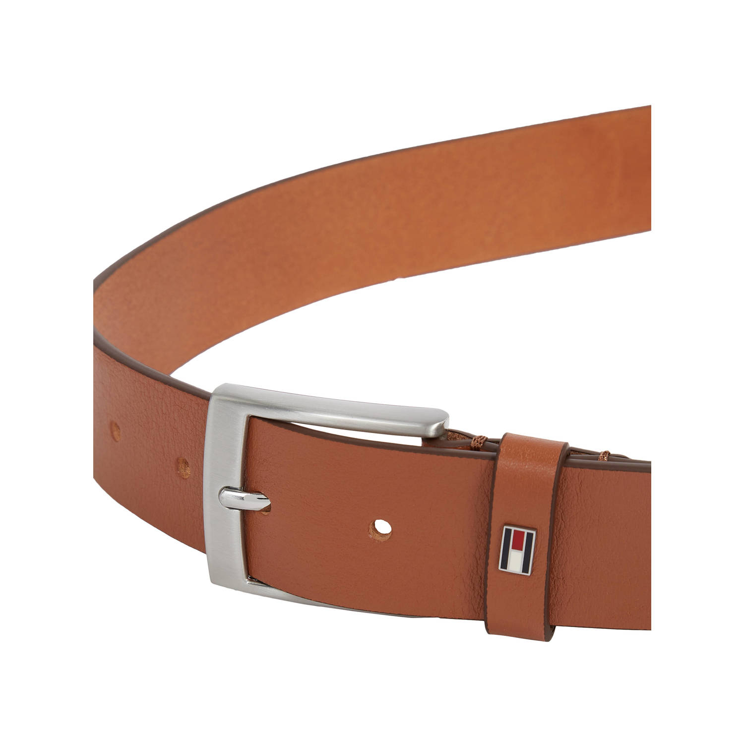 Tommy Hilfiger leren riem Adan cognac