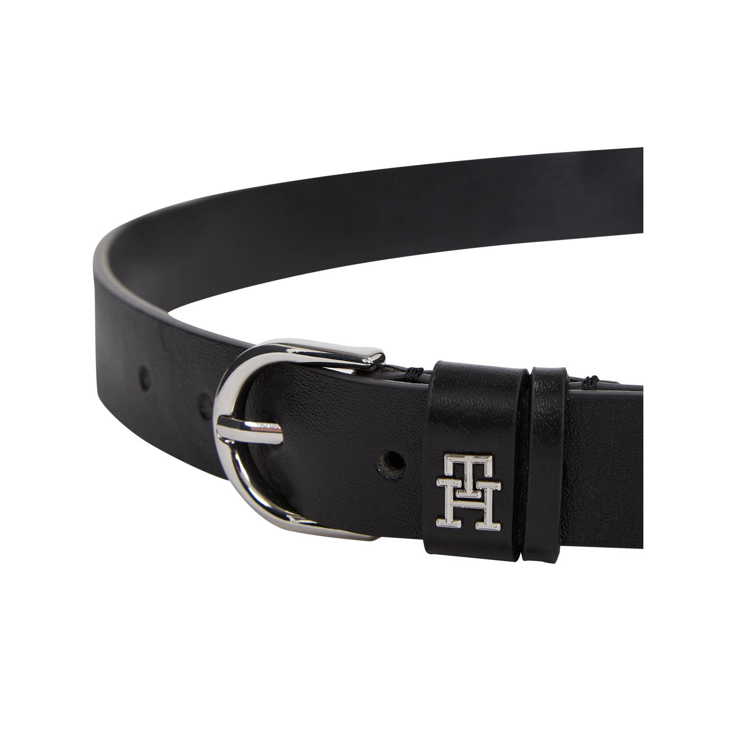 Tommy Hilfiger leren riem Essential Effortless zwart