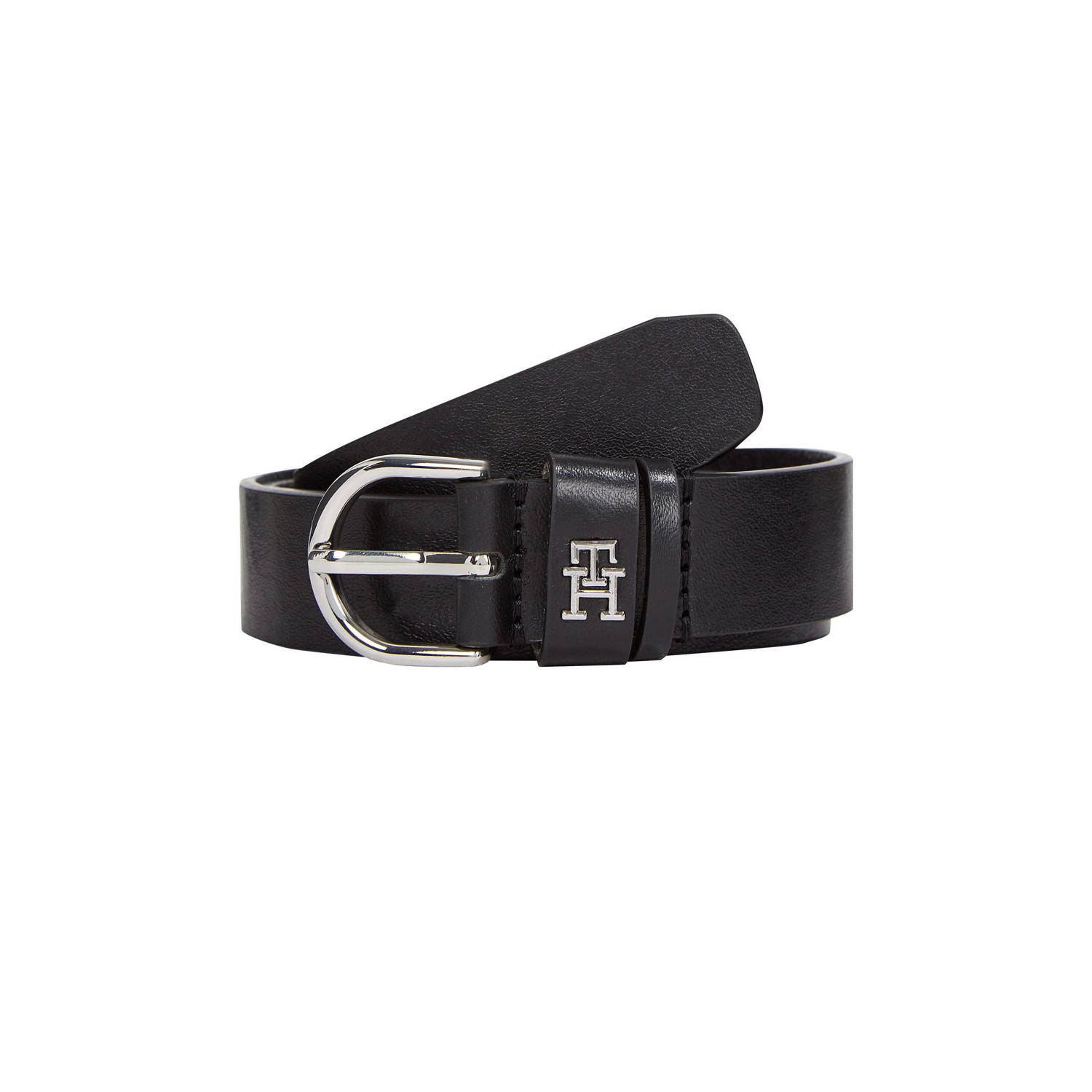Tommy Hilfiger Leren riem ESSENTIAL EFFORTLESS 2.5 SV Eenvoudige doornsluiting metalen embleem
