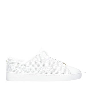   leren sneakers wit