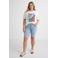 GREAT LOOKS regular fit denim short light blue