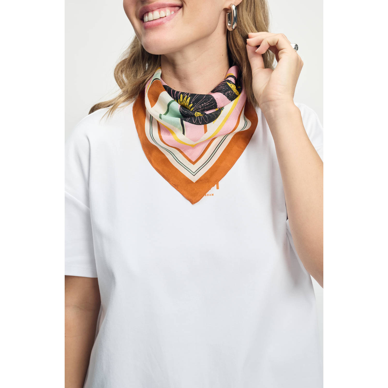 POM Amsterdam sjaaltje Paradise Birds Petite multi