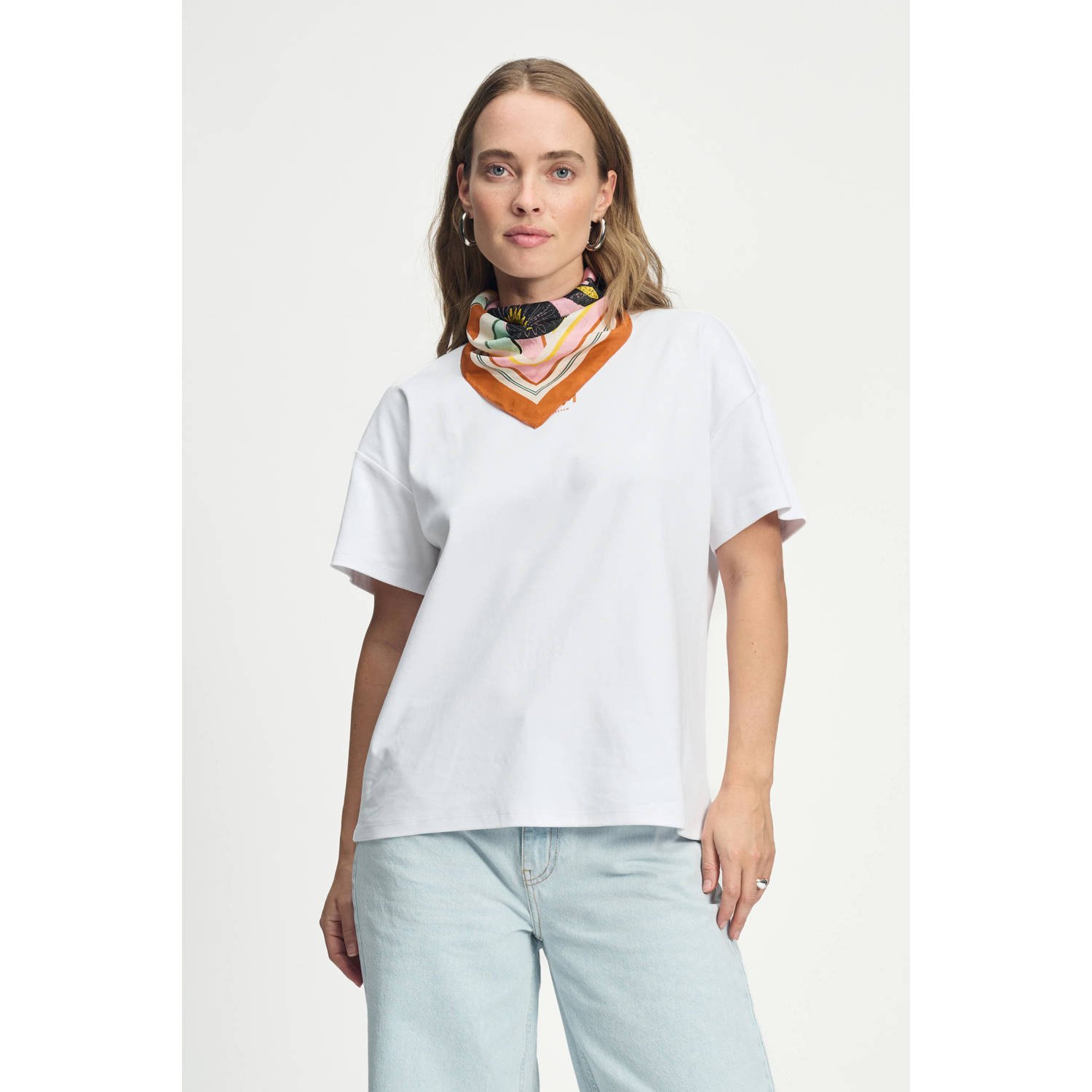 POM Amsterdam sjaaltje Paradise Birds Petite multi