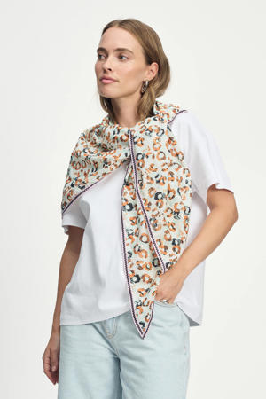 sjaal Leopard Lush lichtblauw