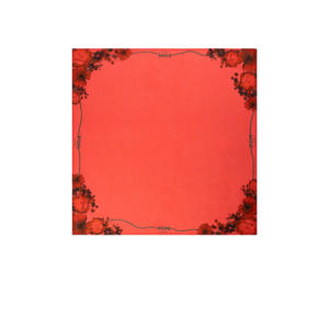 sjaal Raspberry Bouquet rood