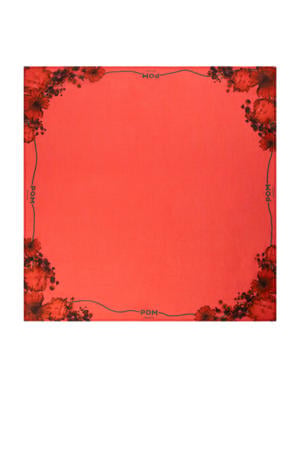 sjaal Raspberry Bouquet rood