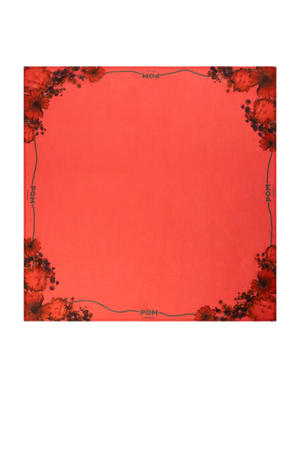 sjaal Raspberry Bouquet rood