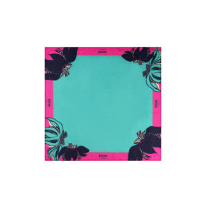 sjaal Fresh Green Floral groen/roze