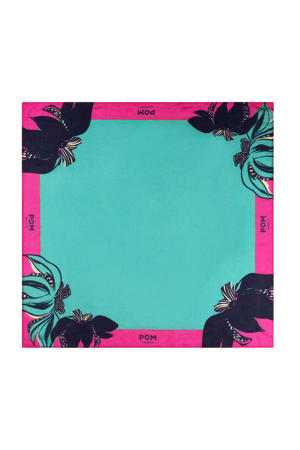 sjaal Fresh Green Floral groen/roze