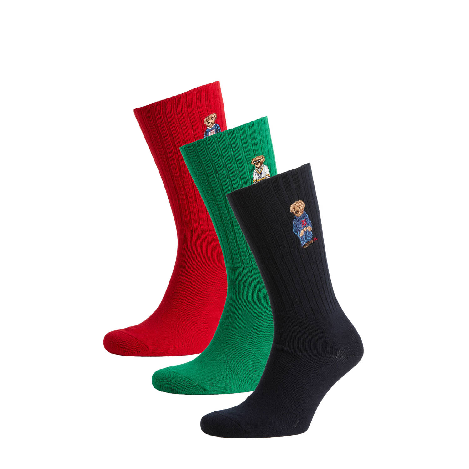 Ralph Lauren sokken set van 3 multi
