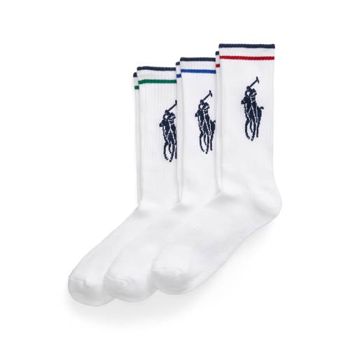 Ralph Lauren sokken - set van 3 wit afbeelding