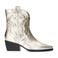 Sacha leren cowboylaarzen goud
