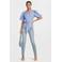 Anytime regular waist skinny jeans lichtblauw