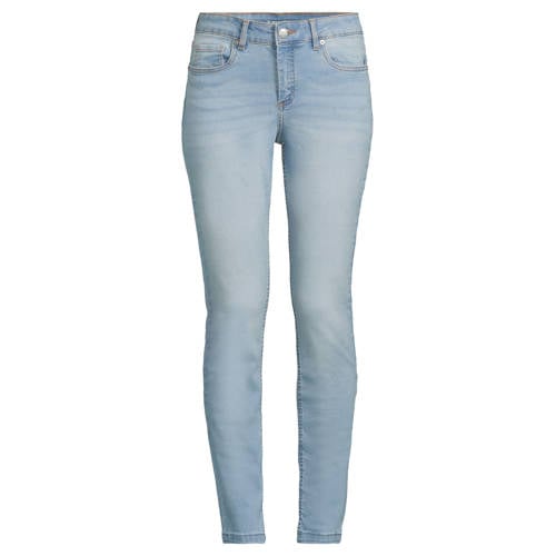 anytime regular waist skinny jeans lichtblauw afbeelding