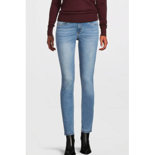 anytime regular waist skinny jeans blauw afbeelding