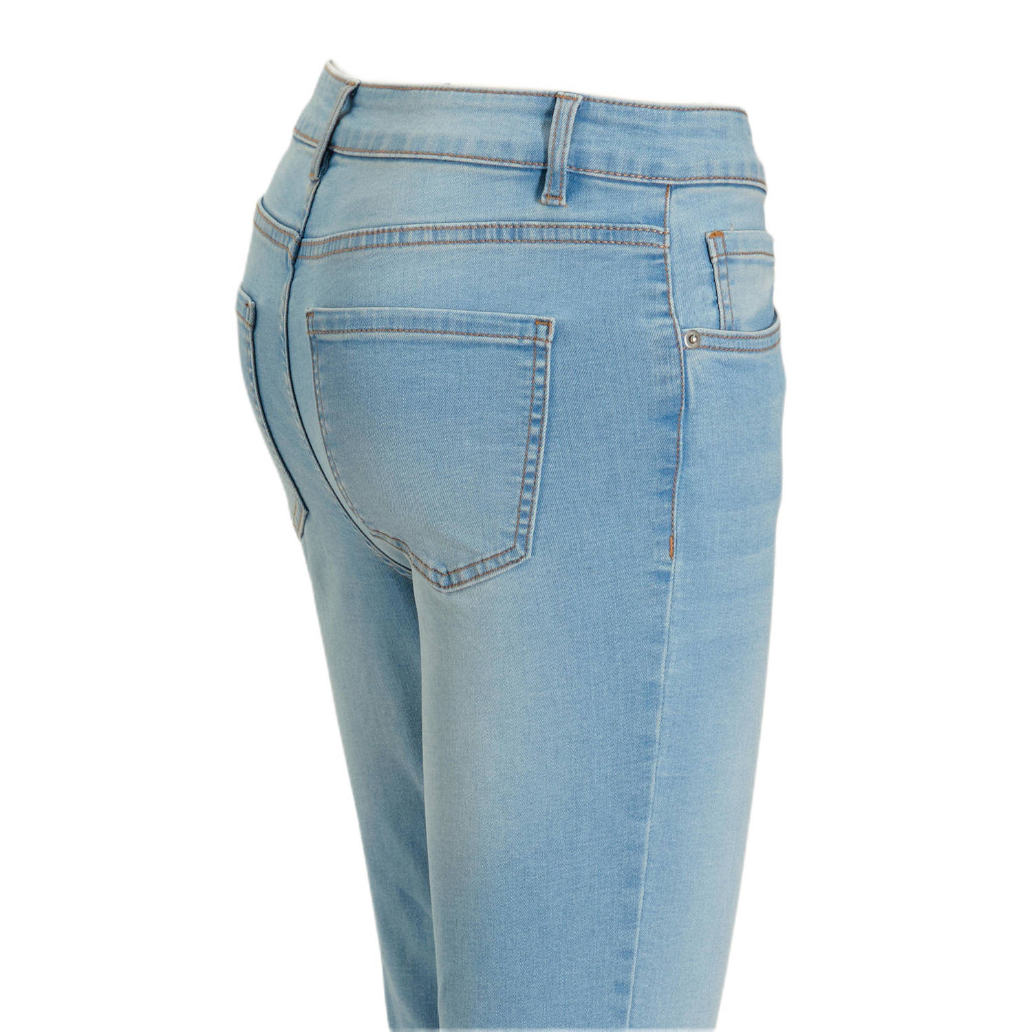 anytime high waist skinny jeans lichtblauw