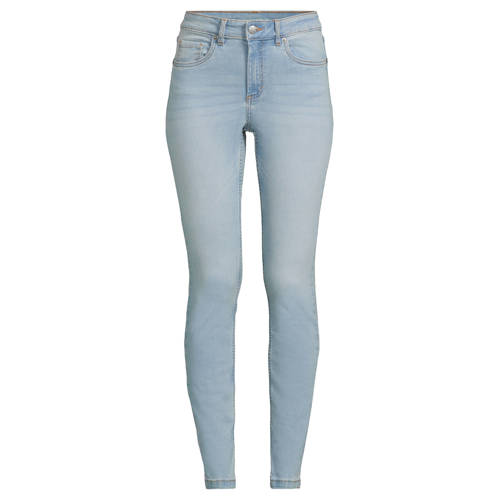 anytime high waist skinny jeans lichtblauw afbeelding