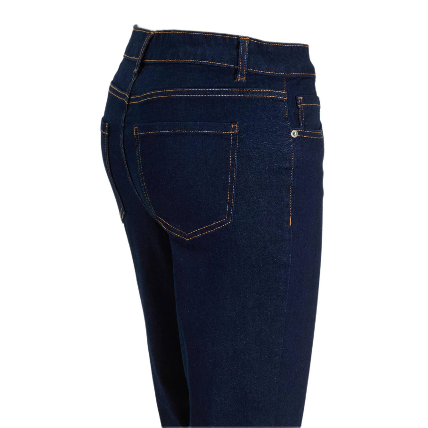 anytime high waist skinny jeans donkerblauw