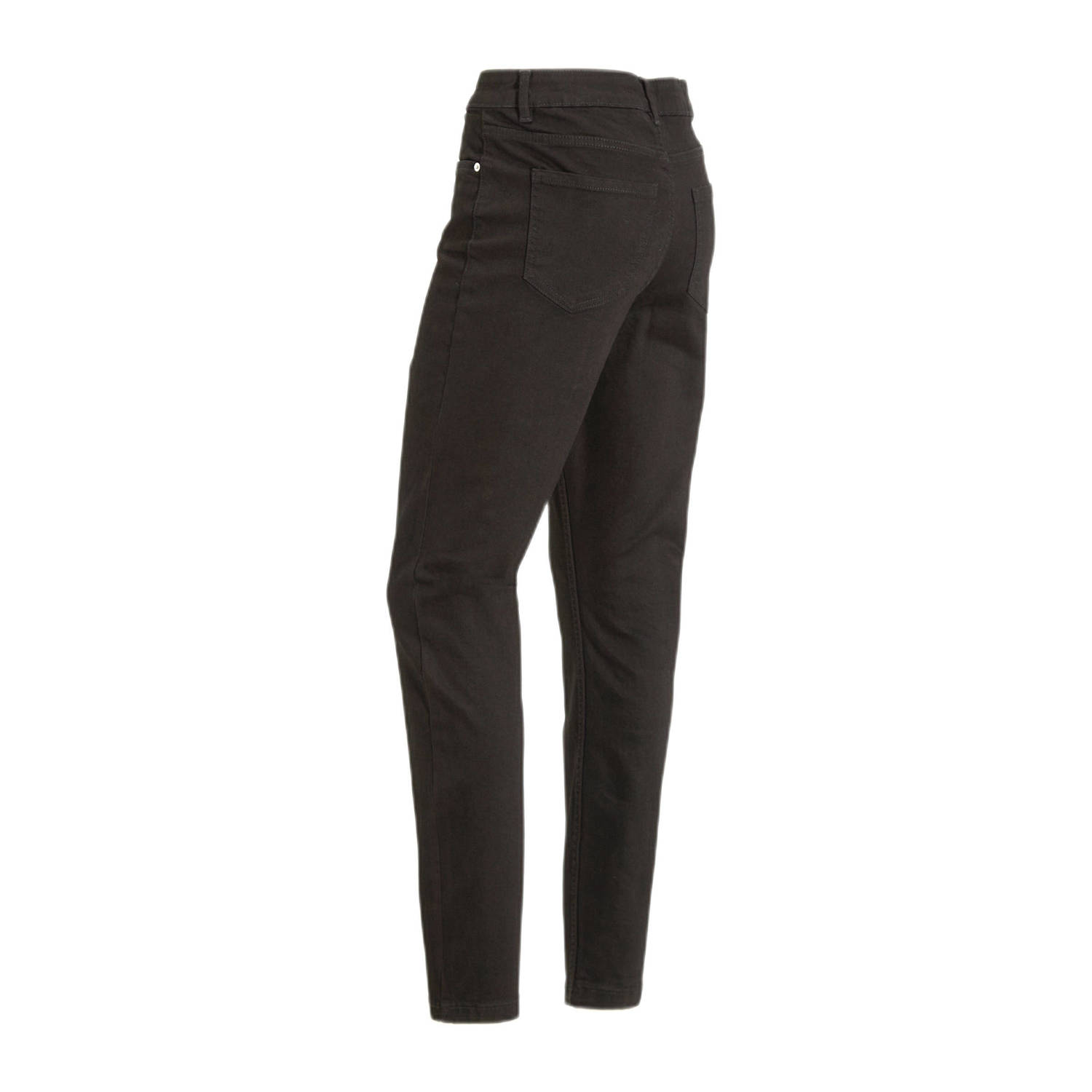 anytime high waist skinny jeans zwart