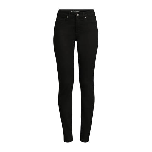 Anytime high waist skinny jeans zwart afbeelding