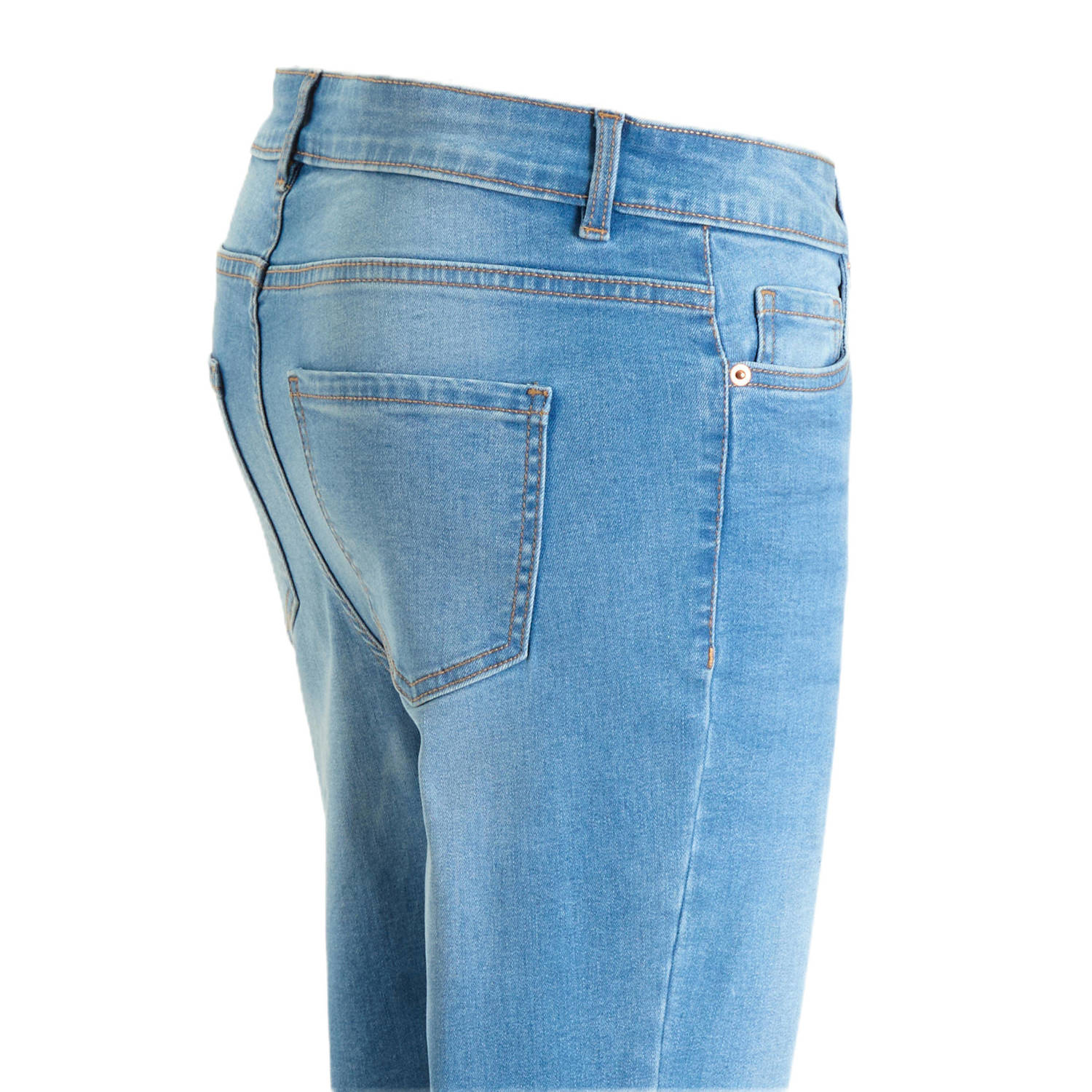 anytime high waist flared jeans blauw