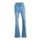 Anytime high waist flared jeans blauw