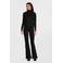 Anytime high waist flared jeans zwart