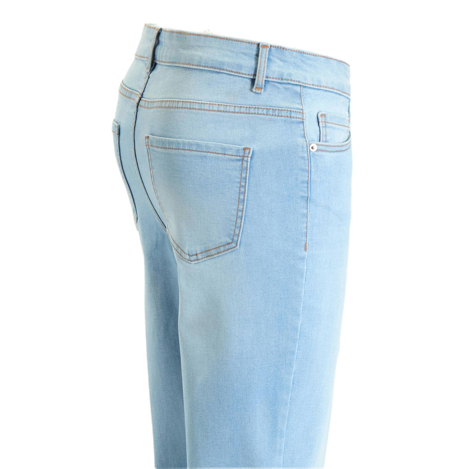 anytime high waist flared jeans lichtblauw