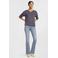 Anytime high waist flared jeans gewassen blauw