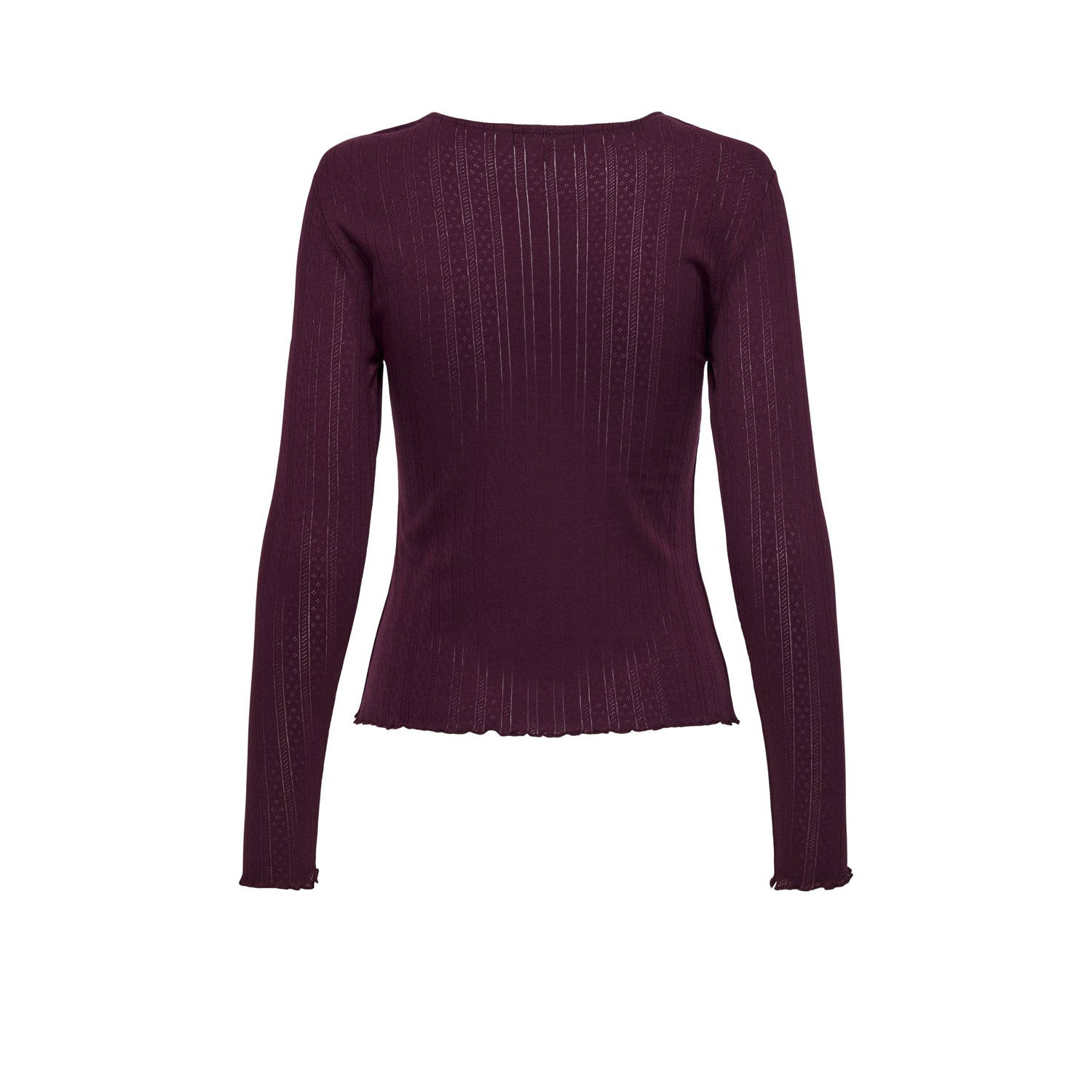 ONLY top ONLCARLOTTA donkerrood