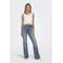 ONLY high waist flared jeans ONLJUICY medium blue denim