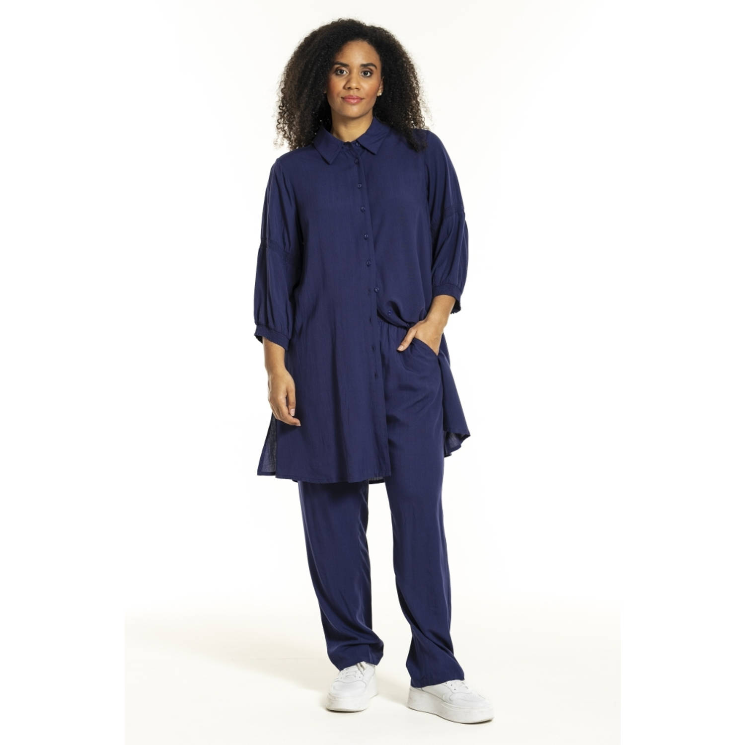 STUDIO tuniek donkerpaars