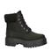 Timberland gevoerde nubuck veterboots zwart