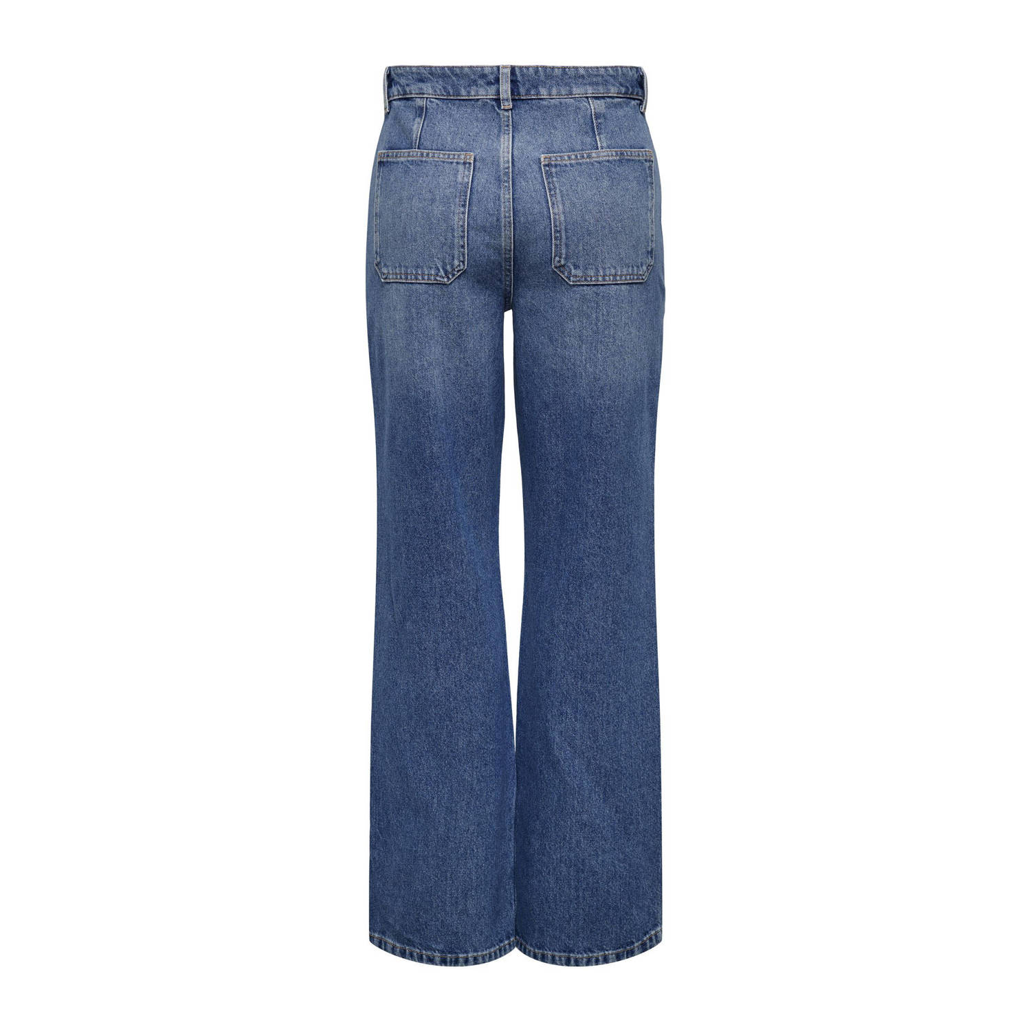 JDY high waist wide leg jeans MAYA medium blue denim