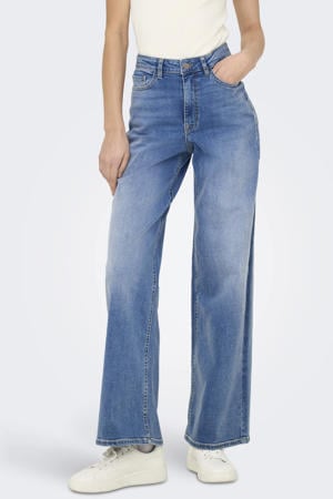 high waist wide leg jeans JDYFELINA medium blue denim