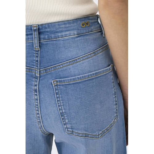 JDY high waist wide leg jeans JDYFELINA medium blue denim afbeelding