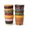 HKLIVING koffiekopje 70s (Ø7,5 cm) (180 ml) (set van 6)