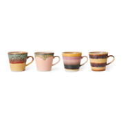thumbnail: HKLIVING cappuccinomok 70s (Ø9,5 cm) (300 ml) (set van 4)